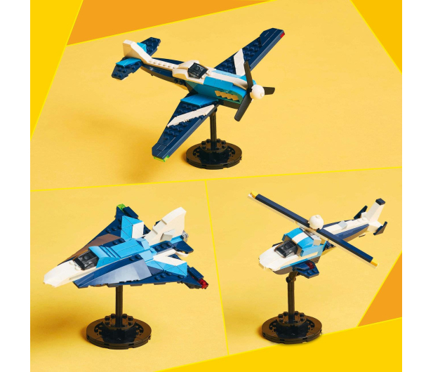 LEGO Creator 31160 Statek powietrzny: samolot wyścigowy - 1284263 - zdjęcie 4